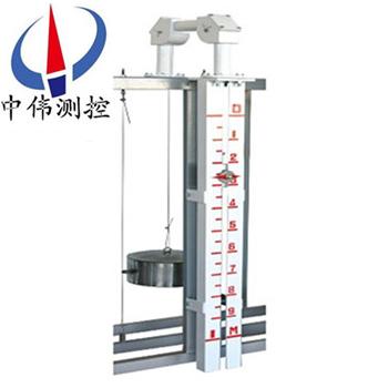 Heavy hammer float liquid level gauge