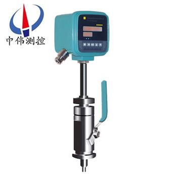 Plug in thermal mass flowmeter