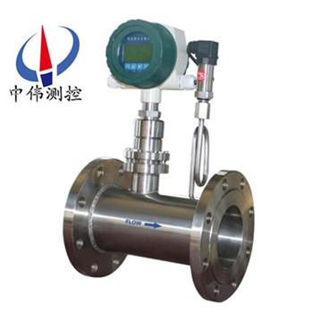 Temperature compensation target flowmeter