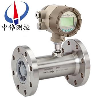 Battery power gas turbine flowmeter